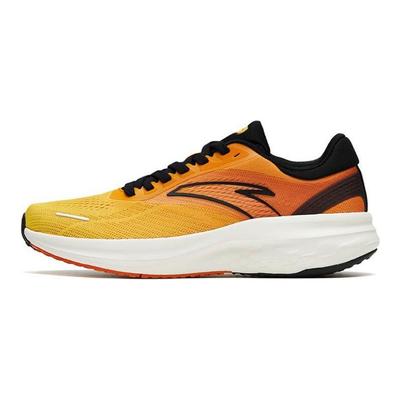 Linfeng Shock Absorbing Non-Slip Wear-Resistant Low-Top Running Shoes Men Sneaker Black Yellow 912325585-4