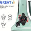 4pcs Power Cord Organizer, Wall Power Cord Wall Sticker Fixing Clip, Kitchen Storage Cord Organizer, Household Appliances and Cables Winder