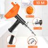 10m Pipe Cleaner Wire Drain Pipe Drain Wire Pipe Clearing Toilet Clog Clearing Easy Screw Rotation To Clear Pipe Brush Set, Cleaning, Cleaning, Brush,