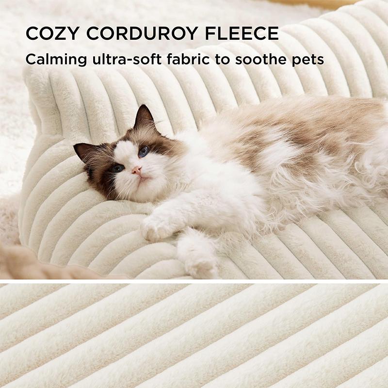Cats Beds Fluffy Pet Products Warm Bed Plush for Winter Dog Accessories Goods Supplies Cushions Kitten Mat House Things Puppy