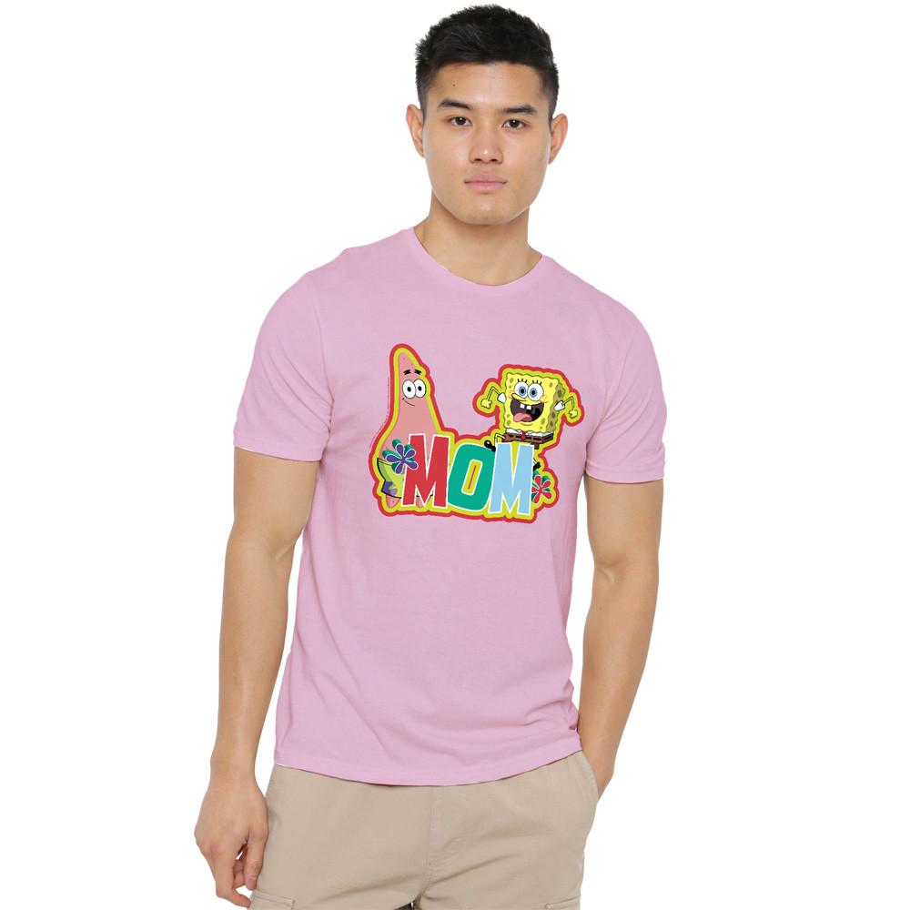 Spongebob Squarepants Mother S Day Mom T Shirt S-4XL Pink XL