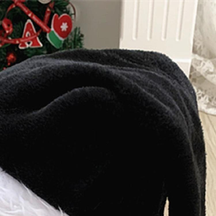 Christmas Party Hat Furry Christmas Hat Plush Santa Hat Christmas Party Decor