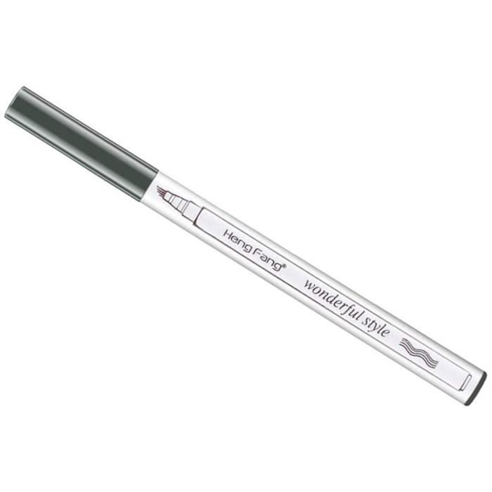 Crayon sourcils - Rotation Automatique - Waterproof - Gris foncé - Marron
