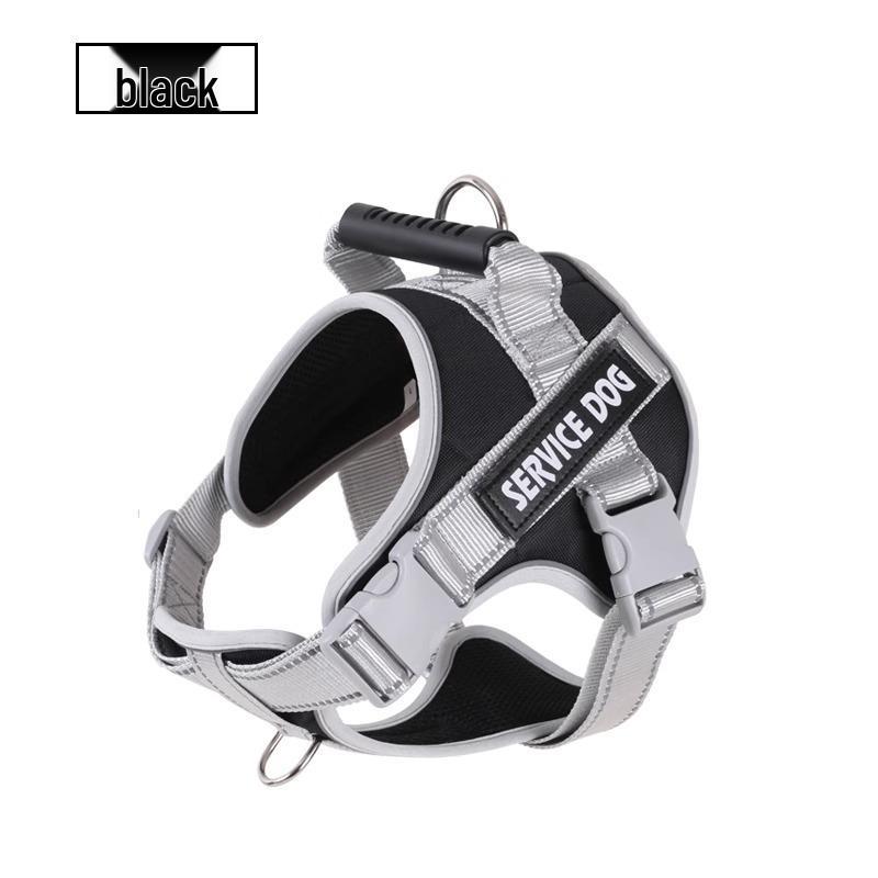 K9 Saddle Style Dog Harness & Leash - Explosion-Proof, Medium/Large Breeds, Border Collie, Golden Retriever