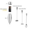 Electric Stainless Steel Bubbler Milk Mixer Single Double Layer Eggs Beater