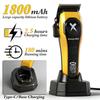 BRDCLIP BRD-619 Home Hair Salon Hair Clipper with Gradual Change 7500RPM High-Speed Motor Men's Hair Trimmer