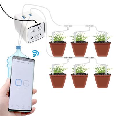 Wifi Double Pump Smart Watering System Smart Self Watering Timer Device Remote Controlled Watering