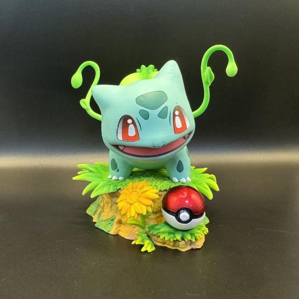 Anime Pokemon Figure Bulbasaur Action Figures 10cm PVC Action Figures Collection Model Toys Gifts