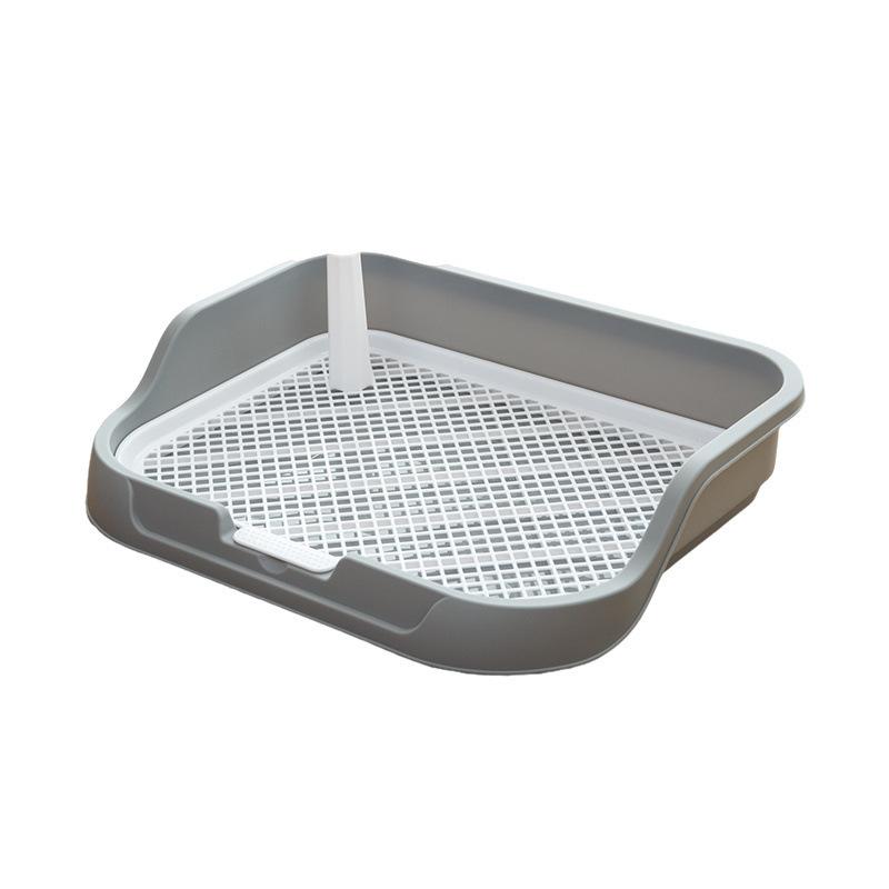 Grid Dog Toilet Anti‑Splashing Pet Potty Tray Small Medium Large Dogs