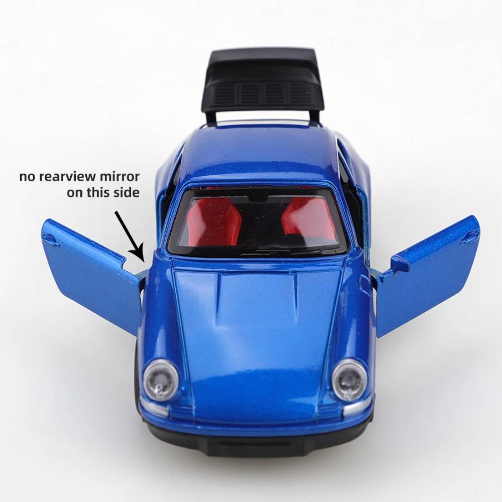 (Bagged) 1/36 Antique Special Limited Edition 911 Alloy Pullback Car, Die-cast Metal, Three Doors Openable, Boy's Toy