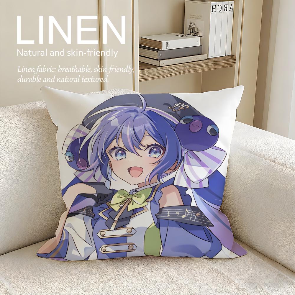 

Cute OOtomachi UUna Cushion Cover Pillowcase Set Pcs x x Breathable Washable Sofa Cushion Cover 30X30cm