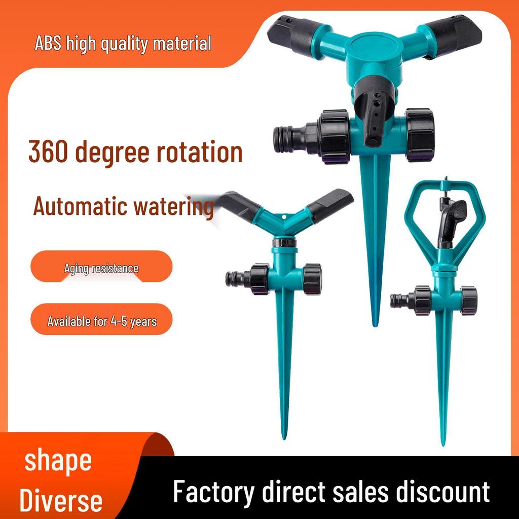 360° Rotating Oscillating Ground Insert Sprinkler for Automatic Lawn Watering