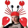 Cartoon Red Lobster Costume Set Animal Character Animal Headgear Funny Costume Headwear  Men