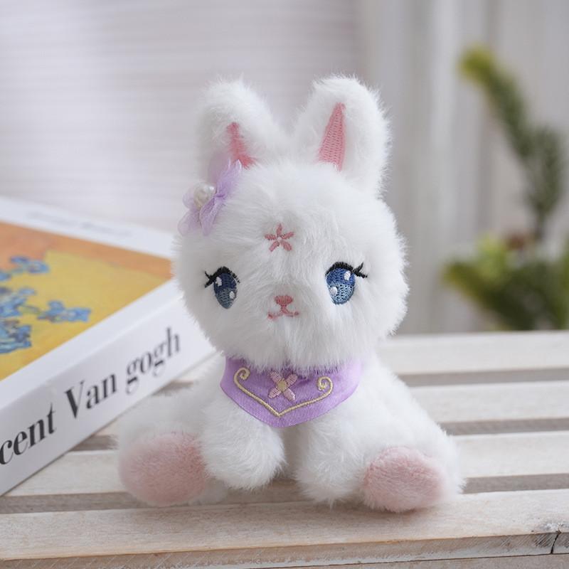 Style National Plush Bunny Keychain Pendant Toy For Bag Decor And Accessory Gift