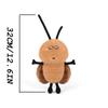 1PC Doll Cockroach Plush Doll Little Strong Doll Ugly Cute Plush Toy Funny Birthday Gift Caramel Brown Autumn Atmosphere Doll