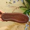 Plus Size Hand-Stitched Soft-Sole Casual Loafers for Women New Cross-Border Graffiti-Print Breathable Slip-On Loafers