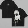 Vintage Washed Hunter X Hunter Shizuku Phantom Troupe Anime T-Shirt Unisex Oversized Streetwear Cotton Short Sleeve Casual Tops