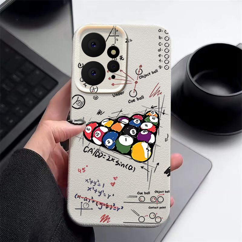 

Чохол з ТПУ зі шкіряною текстурою для Xiaomi Redmi Note 14 13 5G 12 11 14 Pro Plus Poco X6 M6 F6 13T Pro, чохол для телефону з принтом Більярд For Poco X6