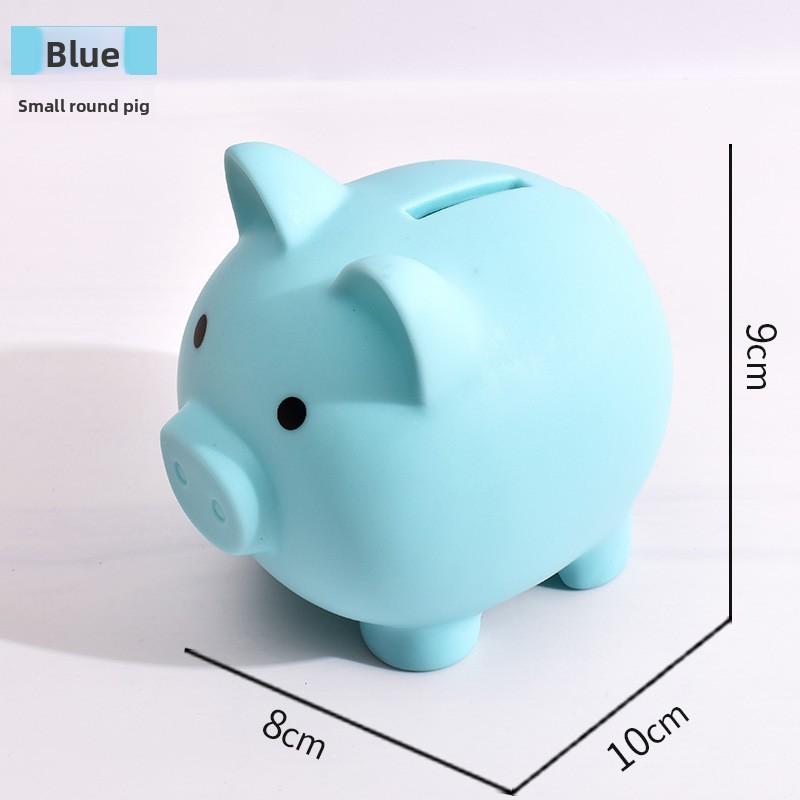 1pcs Shatterproof Golden Pig Coin Bank Rubber Piggy Bank Fortune Symbol for Kids Savings & Home Decoration