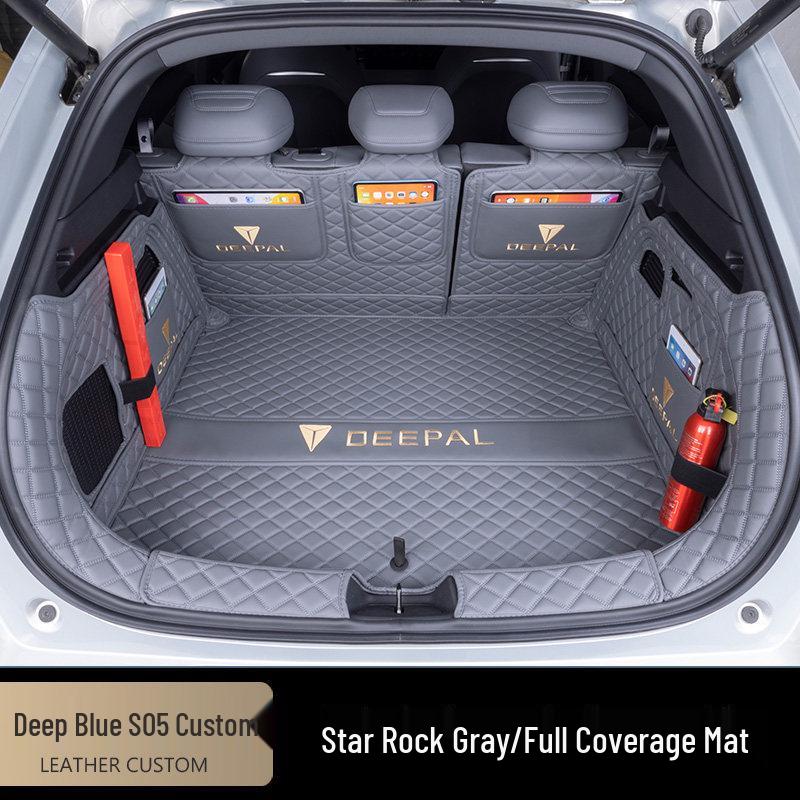 Deep Blue S05 Trunk and Compartment Mat for Car Interior Decoration - Full Coverage