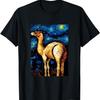 Arabian Camel Starry Night Painting Men Women Kids T-Shirt