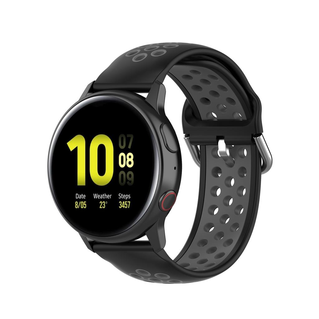 Cinturino di ricambio bicolore in PC da 20 mm per smartwatch Samsung Galaxy Watch Active/Active2