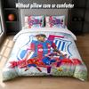 Lamine Yamal Design Bed Bedding Set 1 Duvet Cover + 2 Pillowcases Soft Breathable Household Bed Linens