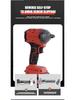 21V Brushless Electric Impact Wrench with Rechargeable Lithium Battery for Car, Scaffolding, and Carpenter Use