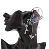 Korean Style Transparent Wings Elf Ear Cuff Tassel Single Side Ear Cuff  Girls Gift