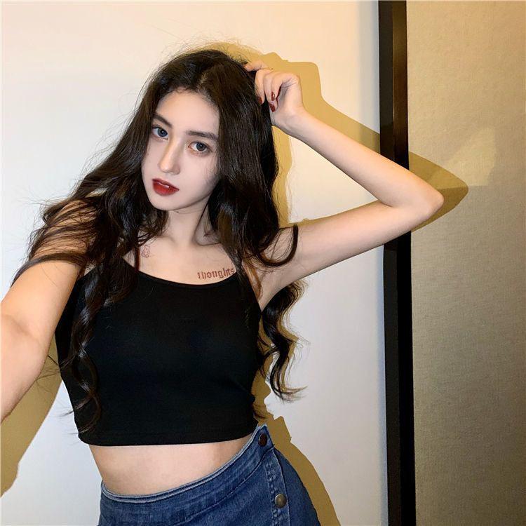 

Женская майка на бретелях 2025 с нагрудными вкладышами: Универсальная верхняя одежда или внутренний слой, стиль запахивания, маленький жилет Large (L-XL, up to 140 kg)