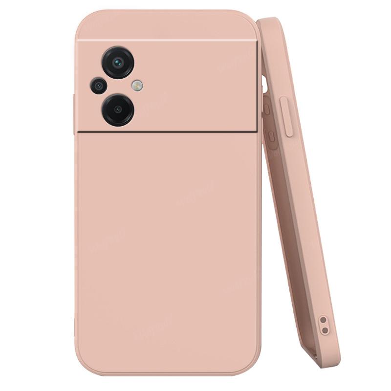

Для чохла Xiaomi Poco M5 Чохол для Poco M5 M 5 Capas Рідкий силікон Протиударний бампер TPU М який чохол для Poco M5 Fundas For Poco M5 світло-рожевий колір