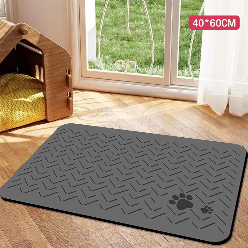 Saugfähige Futtermatte für Haustiere, wasserdichtes Tischset für Futter- und Wassernäpfe für Hunde und Katzen, schnelltrocknende Gummiunterlage, rutschfeste Matte für Zuhause