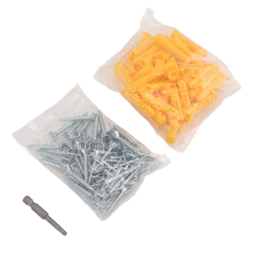 Schraubnägel Doppelkopf Sockelleistenschrauben Edelstahl mit Dübel Schraubendreherbit Nahtlos