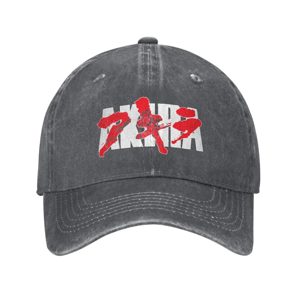 Summer Akira Retro Vintage Baseball Cap Sun Adjustable Print Washed Trucker Hat Female Male y2k Cool Kpop Rock Baseball Caps