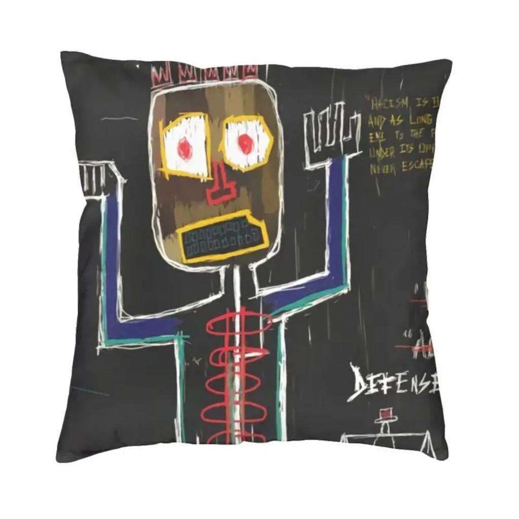 New Street Graffiti Cushion Cover Polyester Throw Pillow Case for Sofa Square Pillowcase Home Decorative 45x45cm 18x18Inch