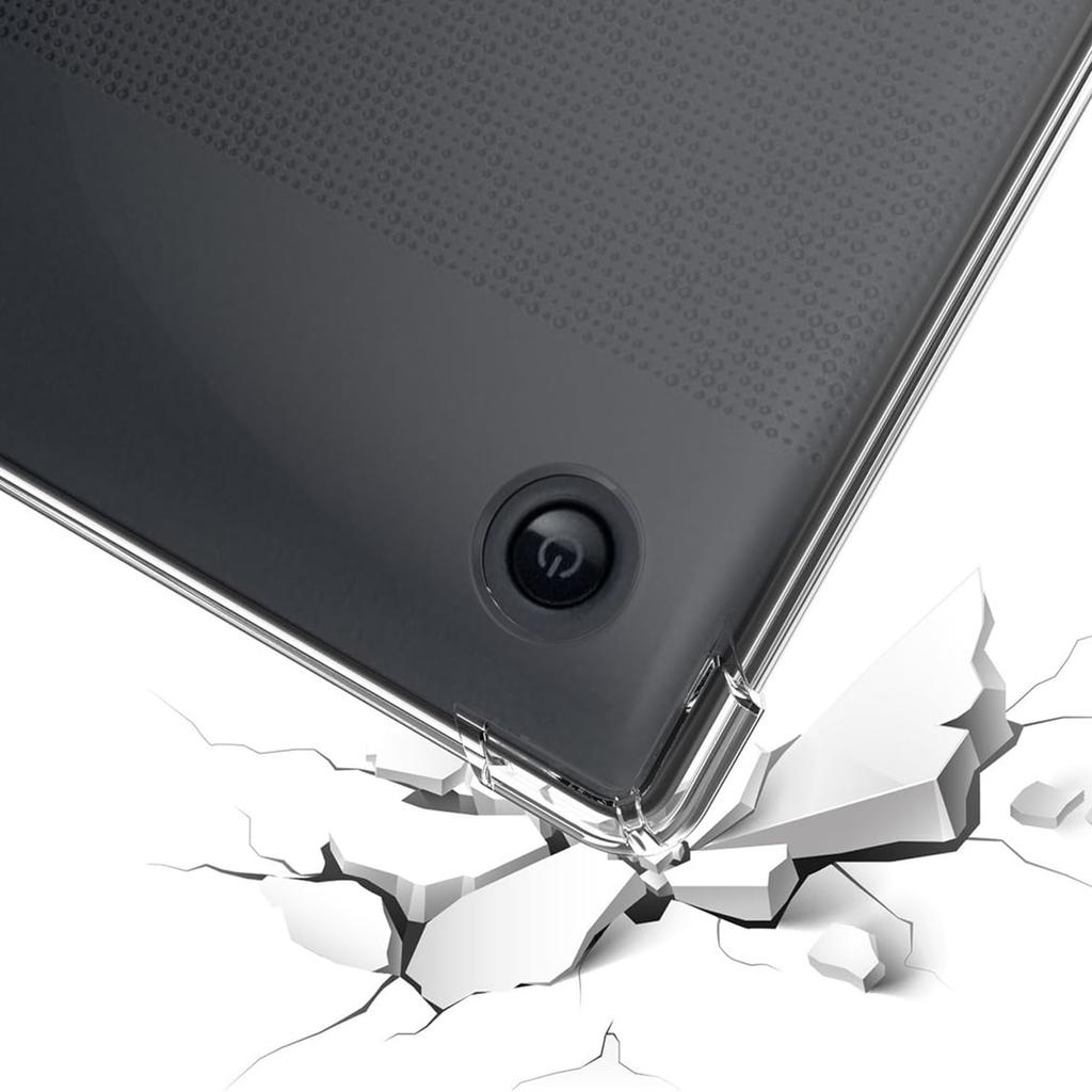 For Kobo Libra H2O Case Four Corner Shockproof Transparent Tablet TPU Cover