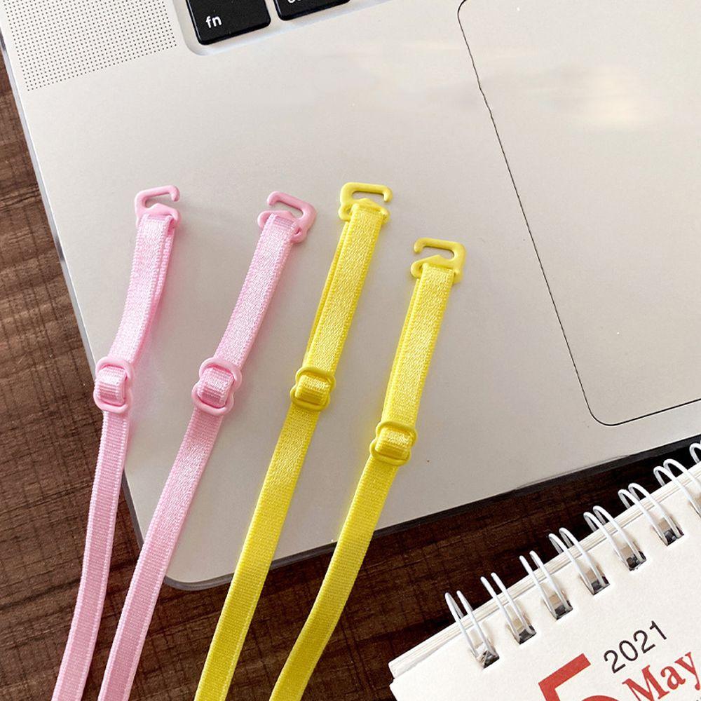 Summer Elastic Candy Color Bra Accessories Shoulder Strap Intimates Accessories Invisible Bra Strap