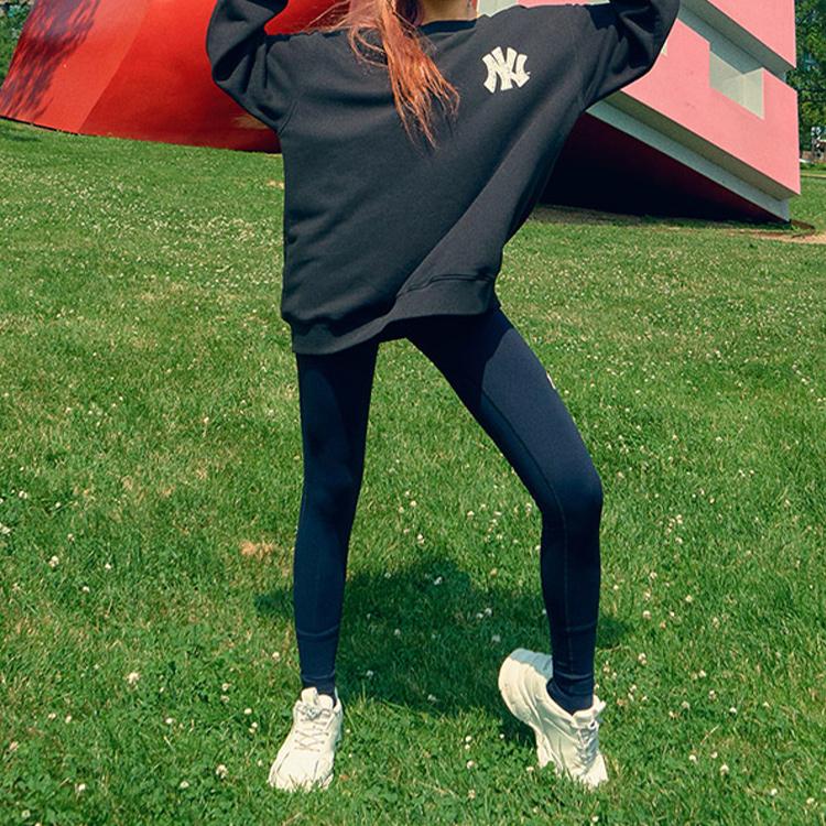 New MLB Leggings Women's Navy Blue 31LG01941-50N