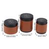 Portable Mini Coffee Bean Storage Jar Aluminum Alloy Coffee Powder Sealed Tank Outdoor Camping Coffee Bean Tea Storage Container