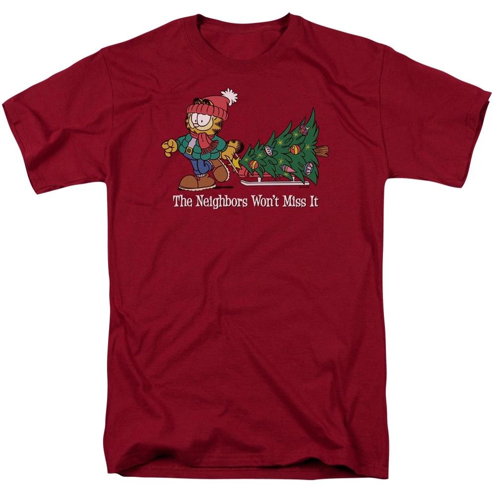 Garfield - Wont Miss It - Unisex Short Sleeve Children s T-shirt - Red 100