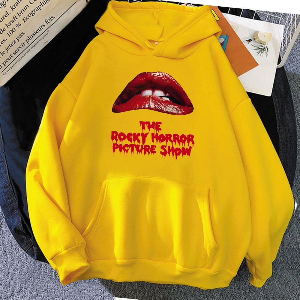 

Трилер Комедія Фільми Жахів Роккі Толстовки Зима Жіночі/чоловічі Світшоти Фільм Одяг з принтами XS жовтий