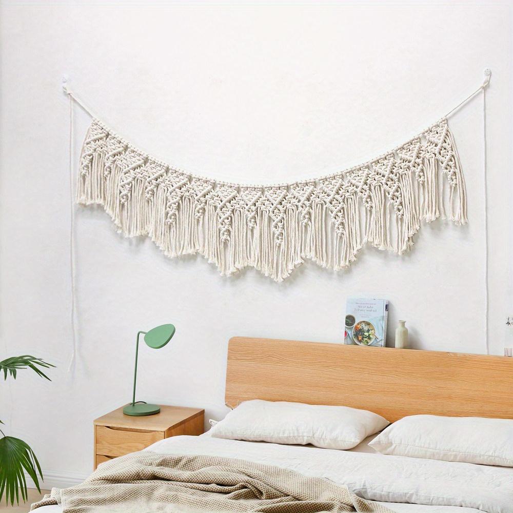 1pc Boho Tapestry With Tassel Wall Hanging Wall Decor Woven Macrame Tapestry Wall Art Decoration For Bedroom Living Room Home Decor