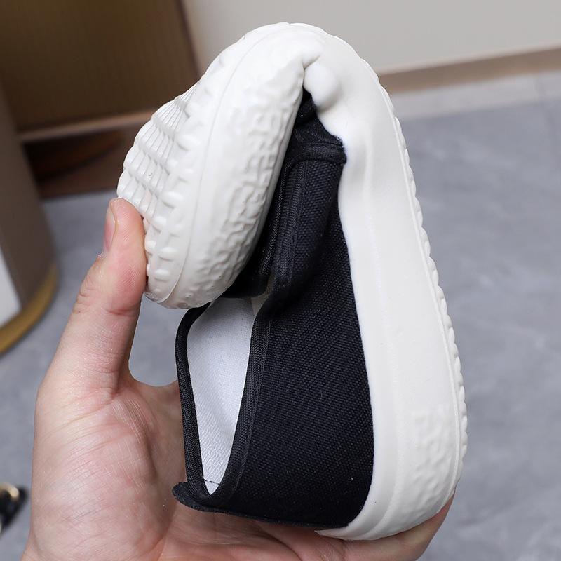 New Spring and Autumn Style Casual and Fashionable Old Beijing Women's Shoes Flat Sole Comfortable One-foot Fisherman's Shoes Korean