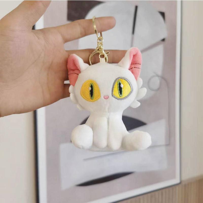 Adorable Plush Cat Toy Cute Animal Stuffed Doll Keychain Perfect Gift