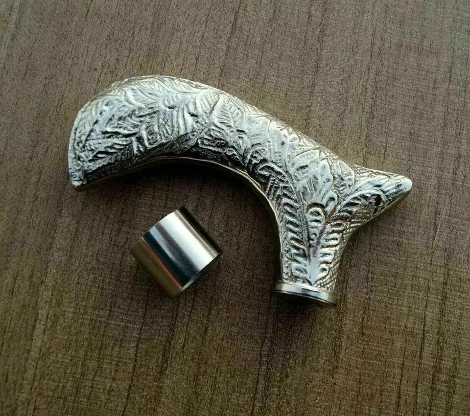 Derby Head Vintage Handle Brass Design For Walking Stick Handmade (ONLY HANDLE)