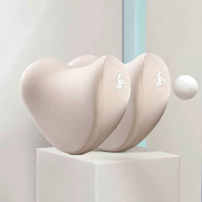 Car Neck and Lumbar Support Memory Foam Pillow Set for Headrest - High-Grade Interior Accessory