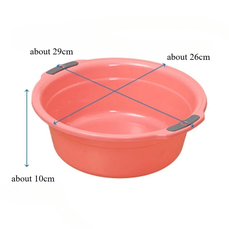 Deepening and Thickening Washbasin Simple Heat-resistant Anti Drop Large Capacity Double Ear Anti Slip Basin Portable Basins