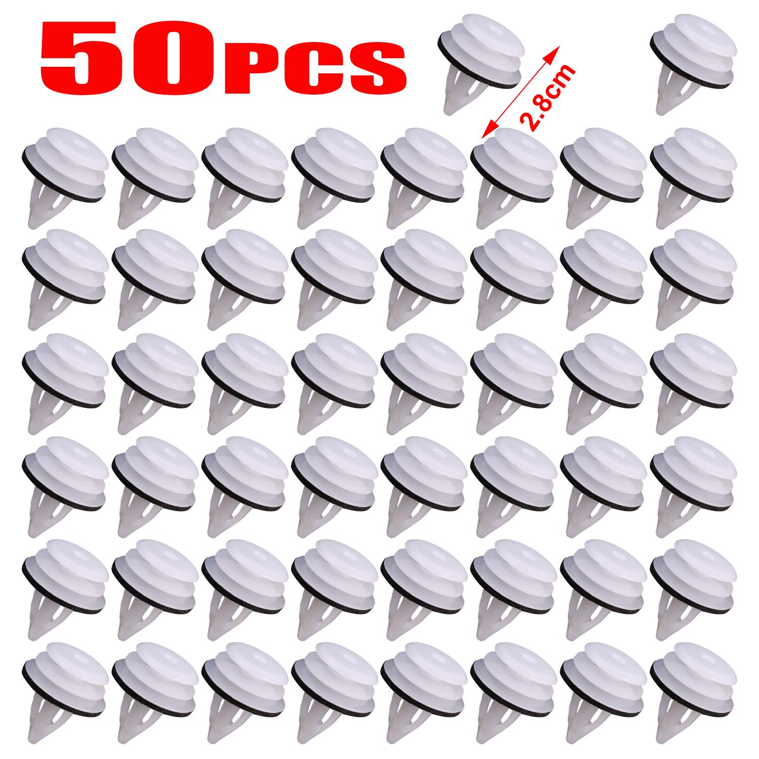 Universal Auto Fastener Clips Retaining Door Panel Clips Bumper Clips Interior Fender Screw Rivet Fastener for BMW Accessories