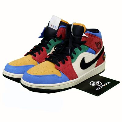 Jordan 1 Mid x Blue The Great Fearless 2019 Herren- CU2805-100