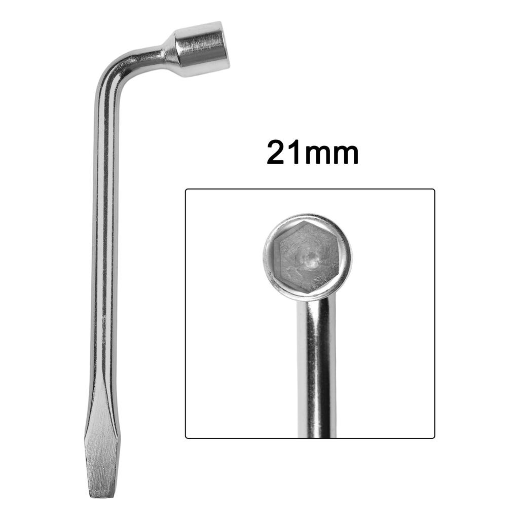 Heavy Duty Spanner Lug Nut Socket Car Maintenance 45 Stainless Steel Easy Use Lightweight Material Extending Handle
